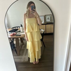 Show Me Your MuMu Bridesmaid Yellow Meet Cute Dress